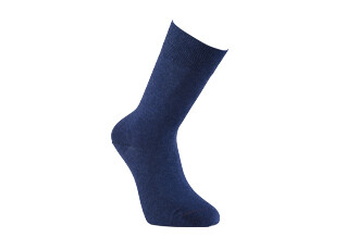 Men's Dark Blue Melange Cotton Socks