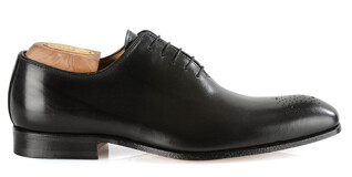 Black Oxford shoes - Leather outsole - THORNBURY