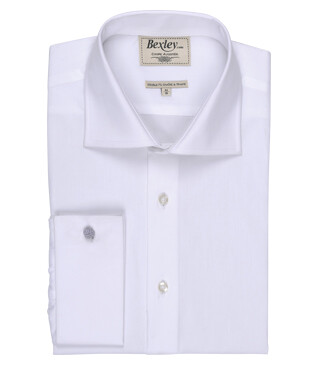 White shirt with cufflinks - PIETRO