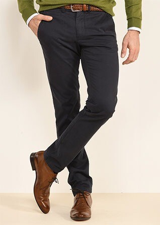 Navy Men's chinos - KYRK