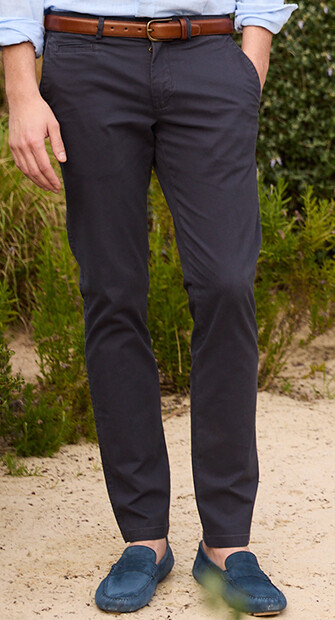 Dark Navy Men's chinos - KYRK