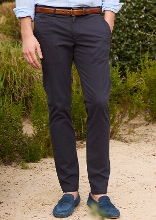 Dark Navy Men's chinos - KYRK