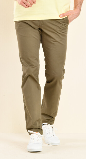 Dark Olive Men's chinos - KYRK