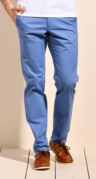 Middle Blue Men's chinos - KYRK