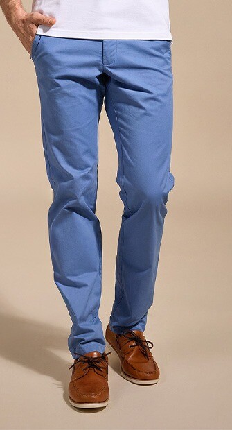 Middle Blue Men's chinos - KYRK