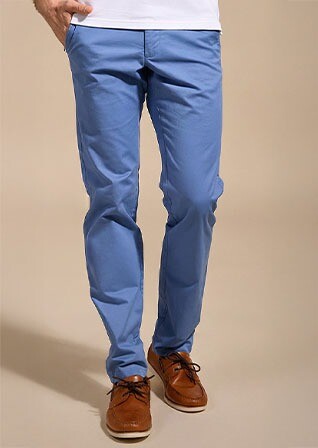 Middle Blue Men's chinos - KYRK
