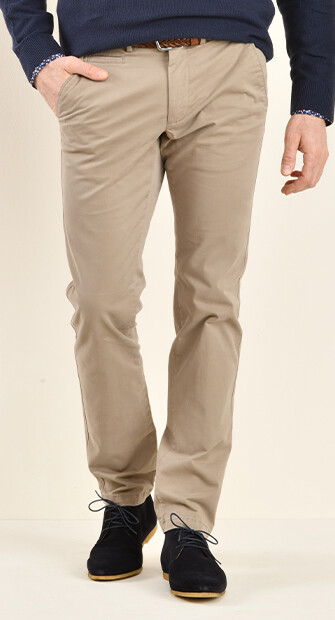 Light Taupe Men's chinos - KYRK