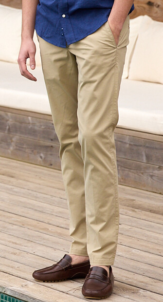 Beige Men's chinos - KYRK