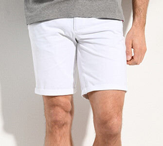 White Chino Shorts - BARRY