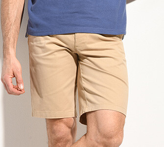 Dark Beige Chino Shorts - BARRY