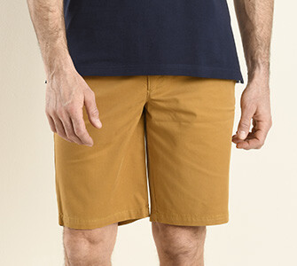 Tobacco Chino Shorts - BARRY