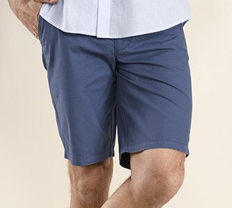 Deep Blue Chino Shorts - BARRY