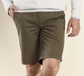 Dark Taupe Chino Shorts - BARRY