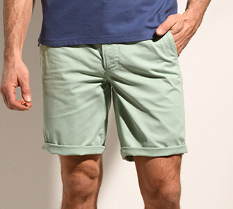 Mint Green Chino Shorts - BARRY