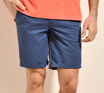 Deep Blue Chino Shorts - BARRY