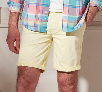 Yellow Chino Shorts - BARRY
