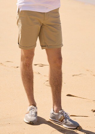 Putty Beige Chino Shorts - BARRY