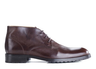 Patina Chocolate leather Desert Boots - WARWICK GOMME