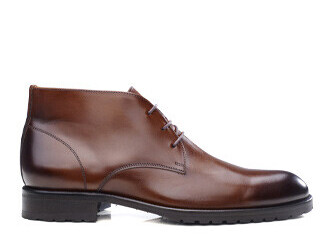 Patina Cognac Desert Boots - WARWICK