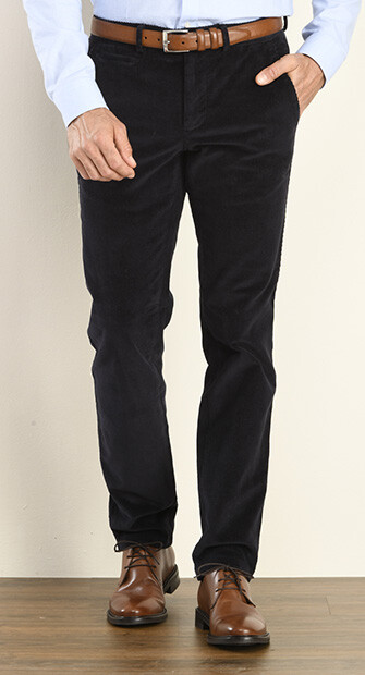 Navy Men's chinos - NORMAN