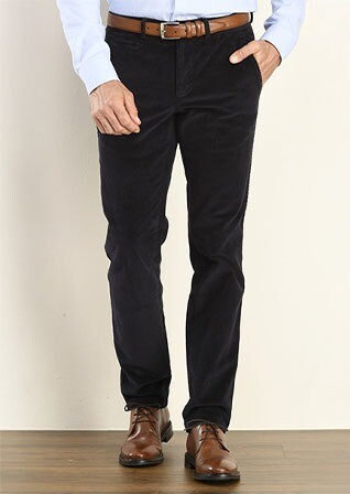 Navy Men's chinos - NORMAN