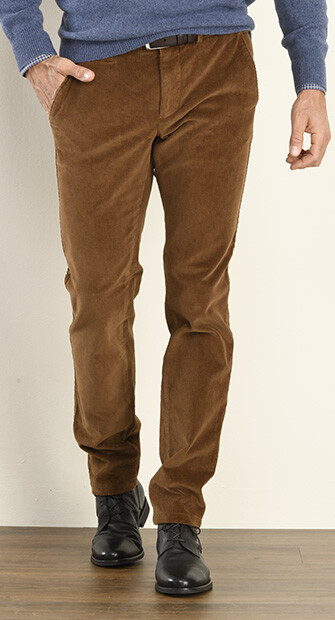 Dark Camel Men's chinos - NORMAN
