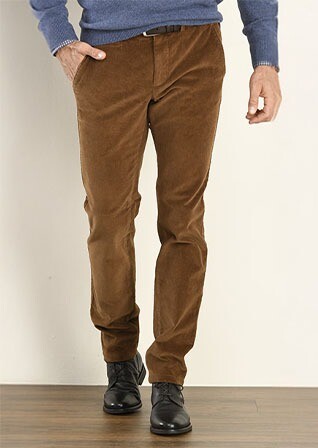 Dark Camel Men's chinos - NORMAN