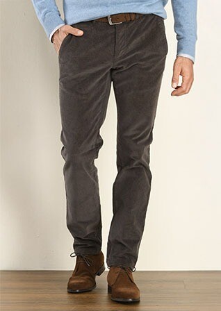Taupe Grey Men's chinos - NORMAN