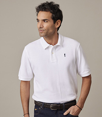 White polo shirt - GARETH