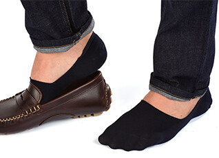 Navy Invisible Socks for Men