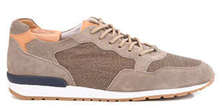 Taupe suede Trainers - CANBERRA