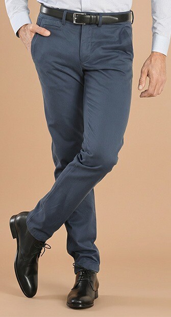 Blue Chino trousers for men - NIGEL II