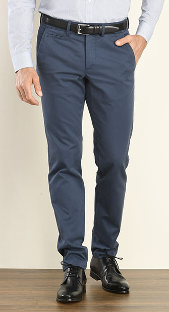 Blue Chino trousers for men - NIGEL II
