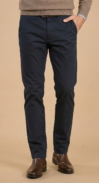 Dark Navy Chino trousers for men - NIGEL II