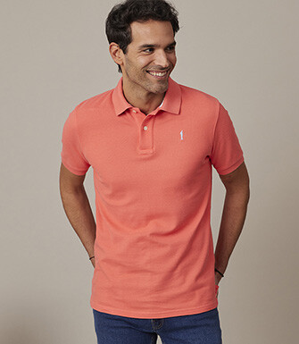 Coral Men's polo shirt - ANDY II