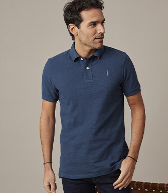Nordic Blue Men's polo shirt - ANDY II
