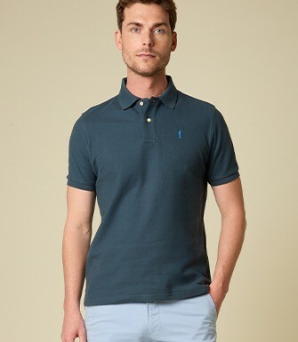 Nordic Blue Men's polo shirt - ANDY II