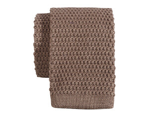Knitted Cotton Tie Camel