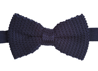 Woolen Bow Tie Navy