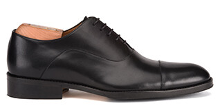 Black Oxford shoes - Rubber pad - BRACKLEY PATIN