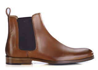 Patina Cognac Chelsea Boots - DAWSON II PATIN