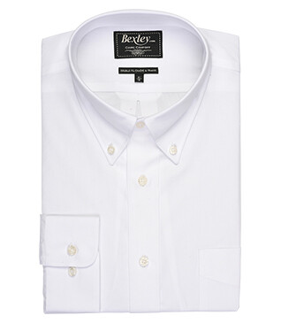White Cotton shirt - American collar - TOMMY