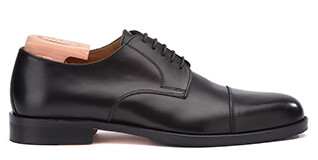 Black Derby Shoes - Rubber pad - MAYFAIR CLASSIC PATIN