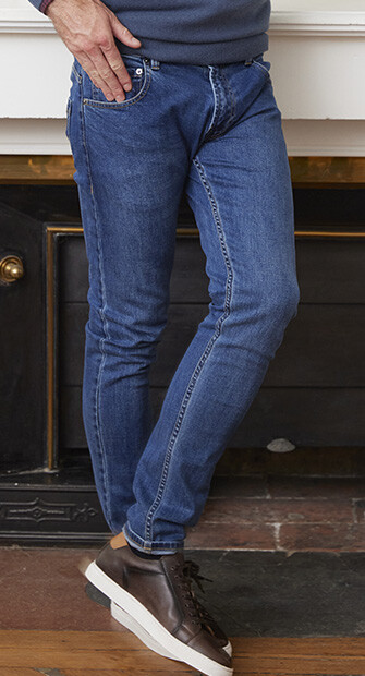 Denim stone Men's slim fit jeans - RIDLEY