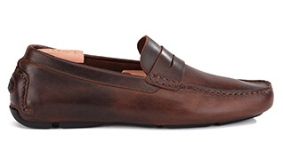 Chocolate Men's Driving Moccasins - SEACREST II