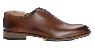 Patina Gold Oxford shoes - Rubber pad - PETER PATIN