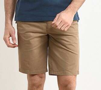 Bronze Chino Shorts - BARLOW