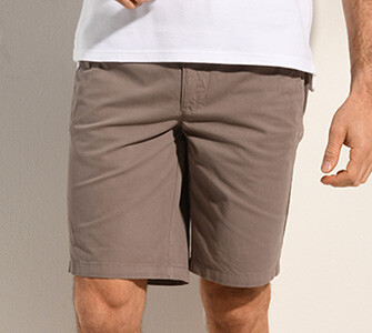Taupe Chino Shorts - BARRICK