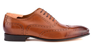 Chestnut Men's Oxford shoes - Leather outsole - HILMARTON