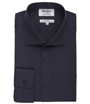 Blake Poplin Cotton Shirt - Italian collar - LUDOVICO CLASSIC